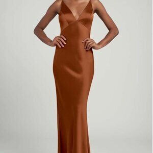 Jenny Yoo Eloise Dress Bronze Size 4